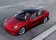 Tesla Model 3 Rouge sur le Tarmac